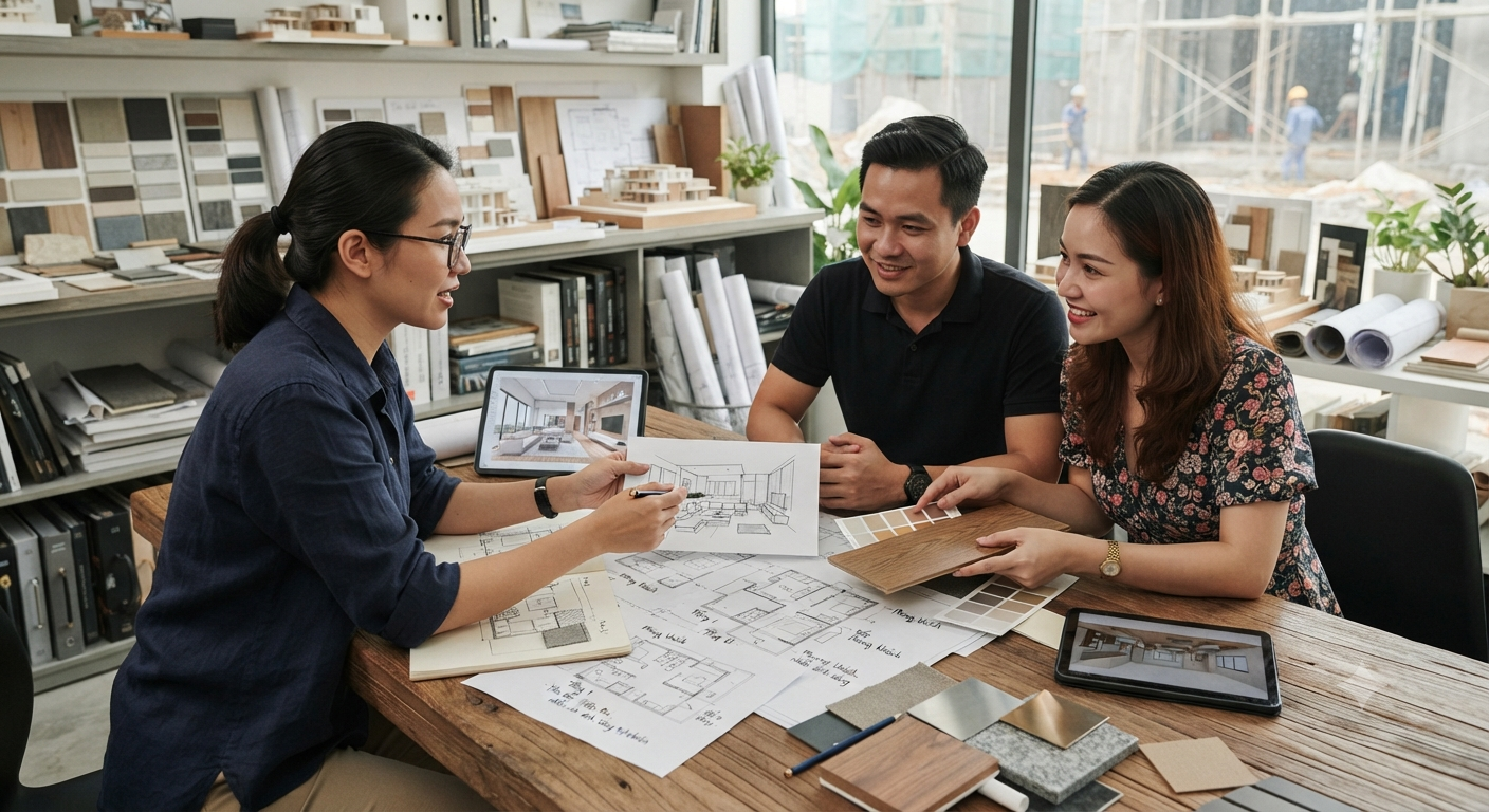 1. Xác định rõ nhu cầu, mong muốn và phong cách thiết kế