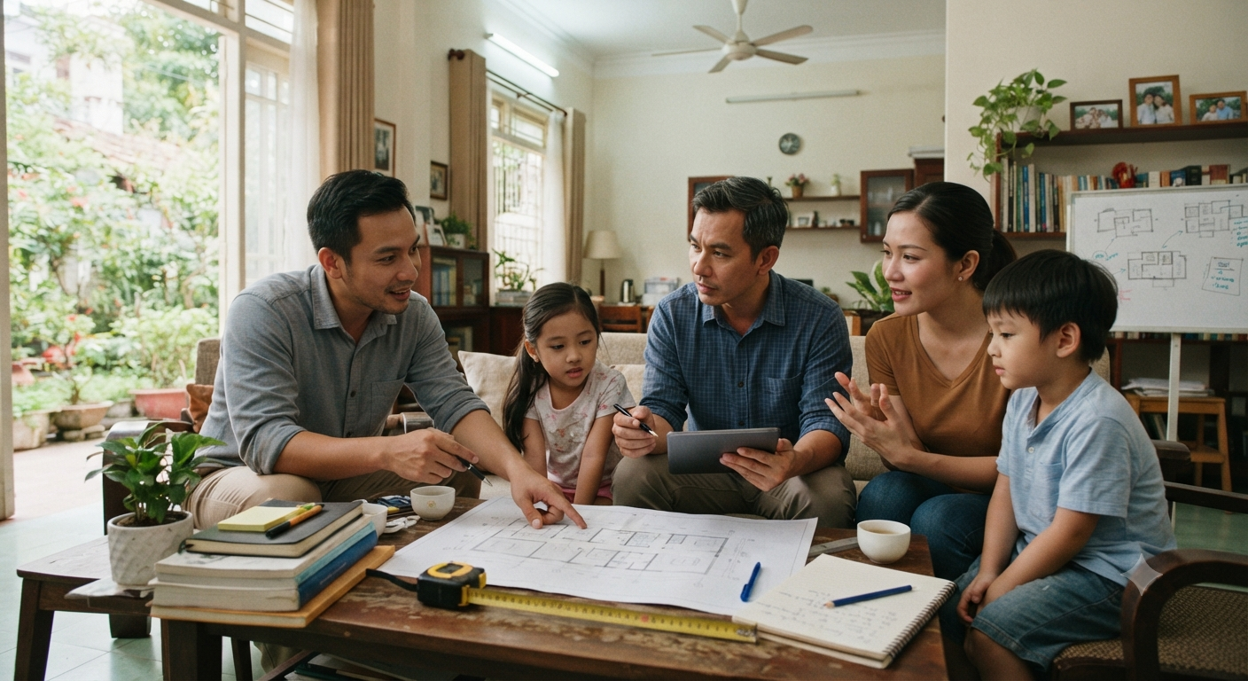 Hiểu rõ nhu cầu thực tế của gia đình